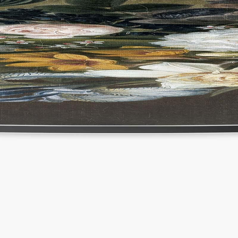 oude-meesters-Stilleven-met-bloemen-op-een-stenen-plint-interieur-hangen-kunstwerk-muur-decoratie-wanddecoratie-muurcirkel-cirkel-cirkels-interieur