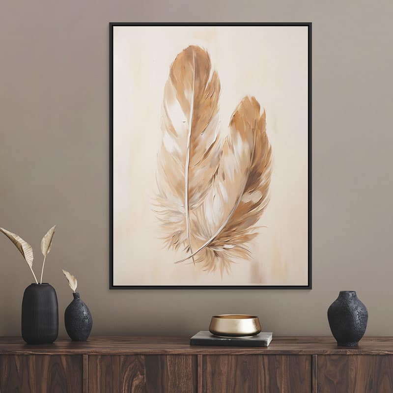 loaff-exclusief-veren-werk-aan-de-muur-hip-beige-puttertje-hiporgnl-exclusief-beige-bruin-geel-muur-wanddecoratie-muurcirkel-cirkel-bloemen-bloem-boeket-creme-beige-canvas