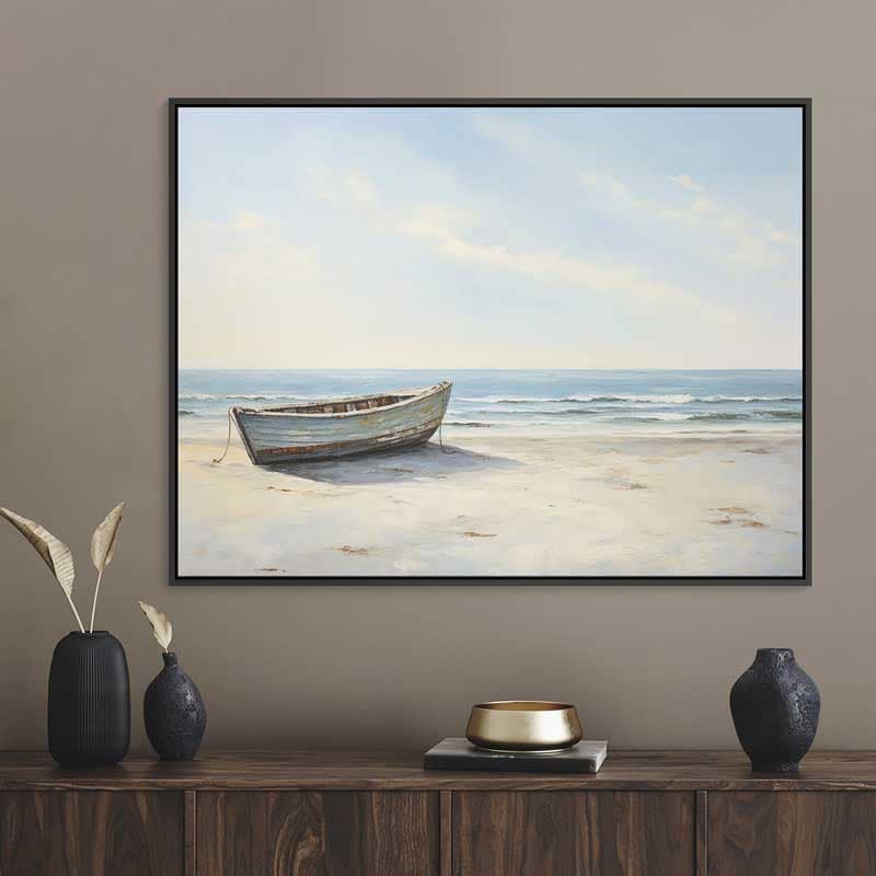 zee-zeegezicht-boot-water-strand-kinderen-der-zee-horizon-kunstwerk-werk-aan-de-muur-exclusief-muur-wanddecoratie-canvas-baklijst-lijst-doek-muurdecoratie-loaff-hip